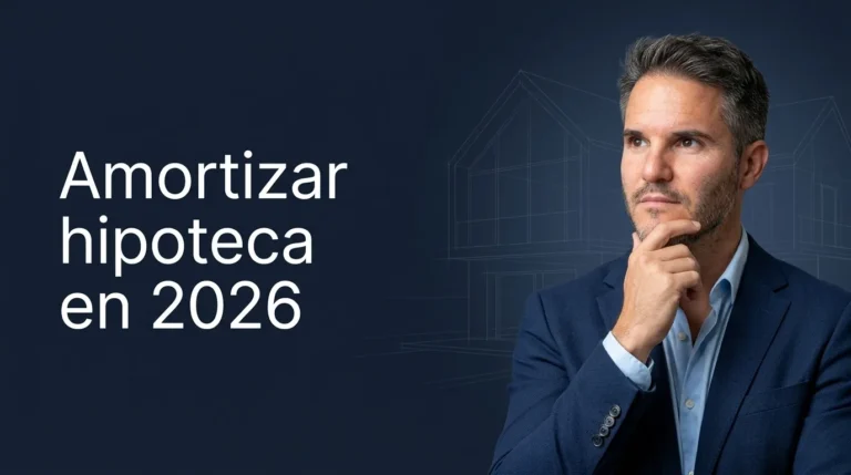 Decisión financiera entre amortizar hipoteca anticipadamente o invertir el capital en 2026
